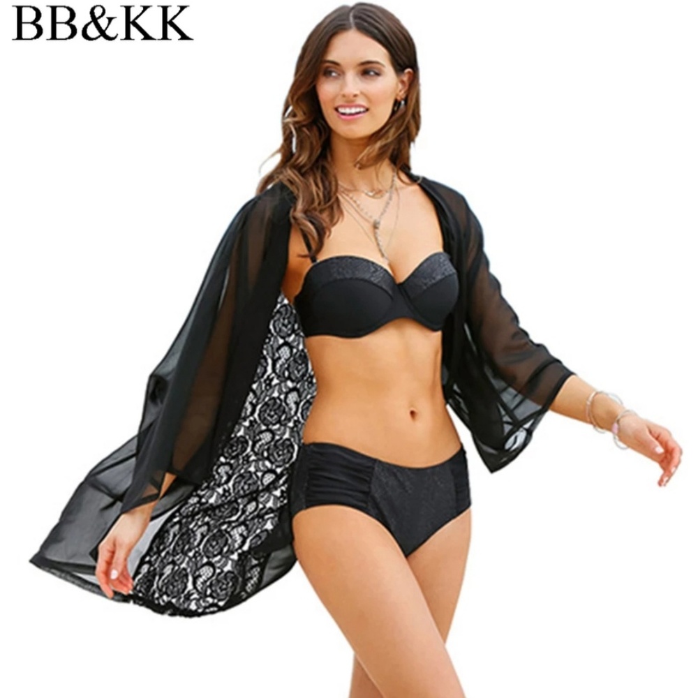 👙👗Casual Kimono Beach Bikini Cover Up👙🕶👒